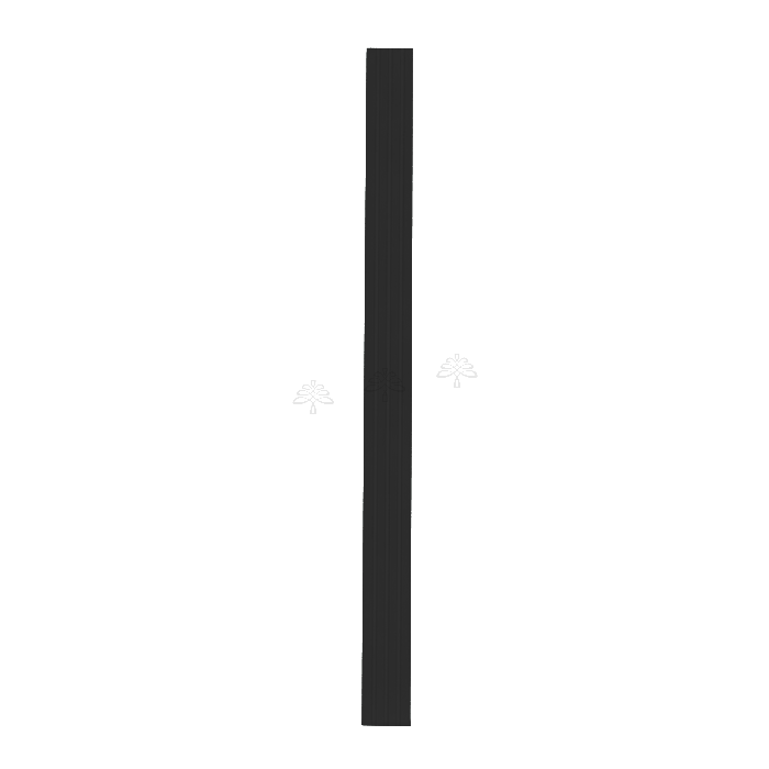 Urban Slim Black Painted Black Fluted Filler