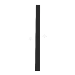 Urban Slim Black Painted Black Fluted Filler