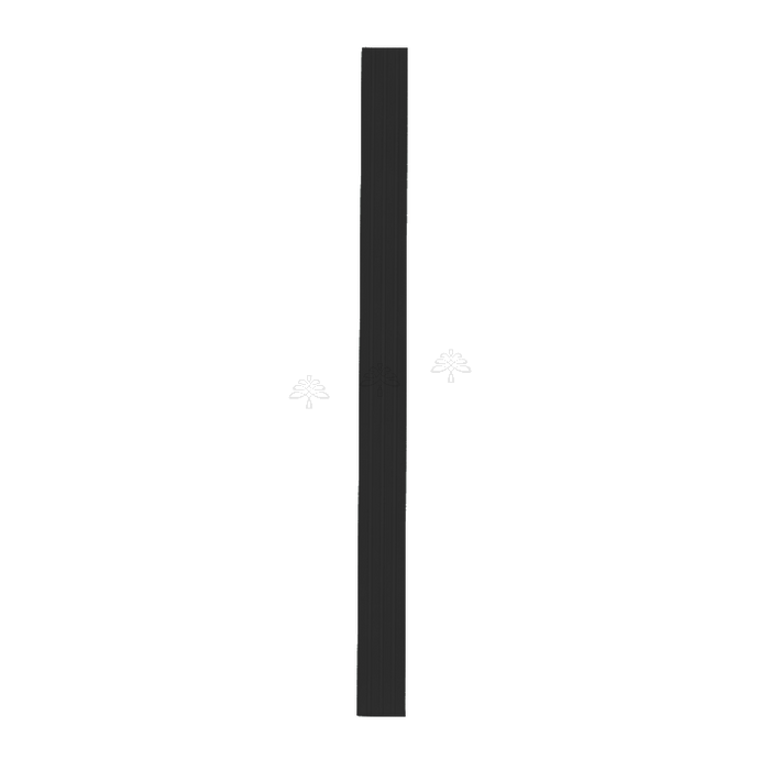 Urban Slim Black Painted Black Fluted Filler