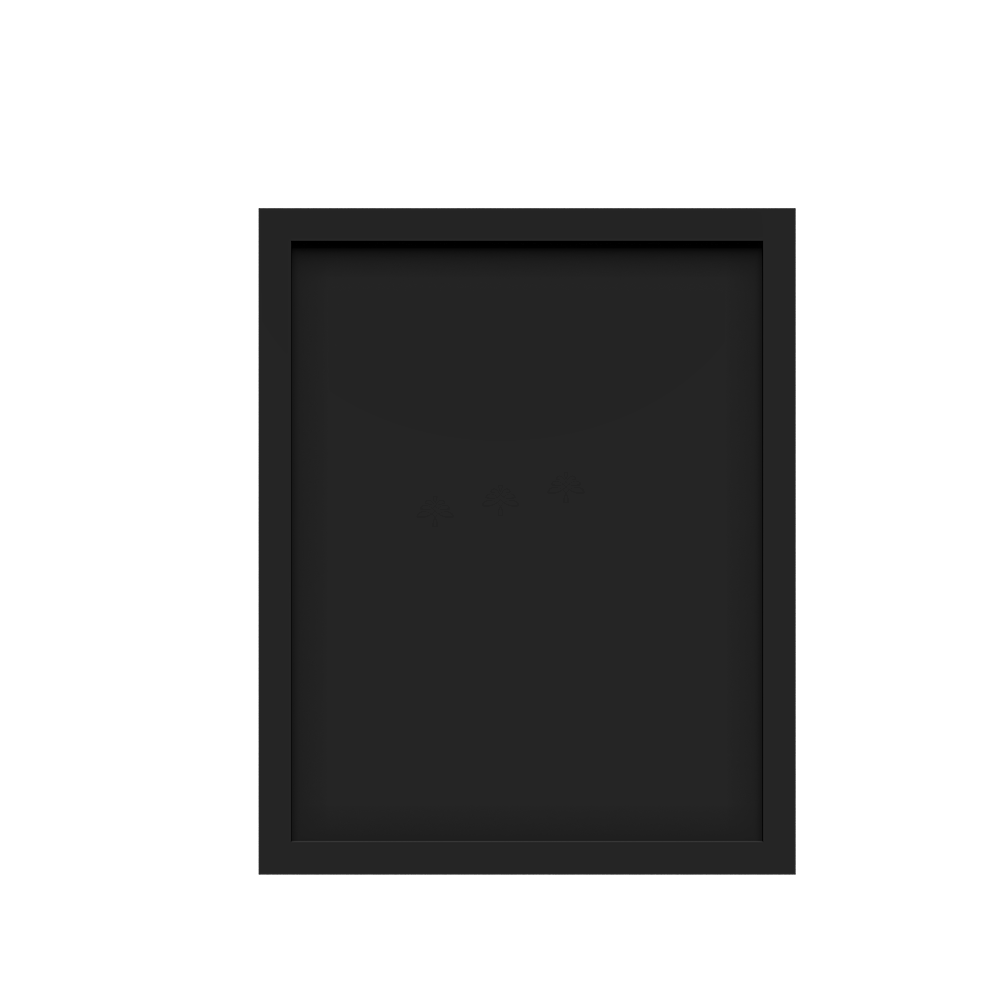 Urban Slim Black Painted Black Sample Door