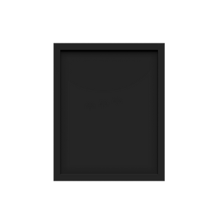 Urban Slim Black Painted Black Sample Door
