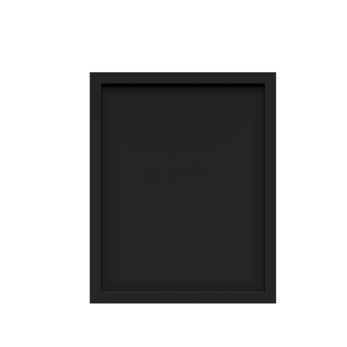 Urban Slim Black Painted Black Sample Door