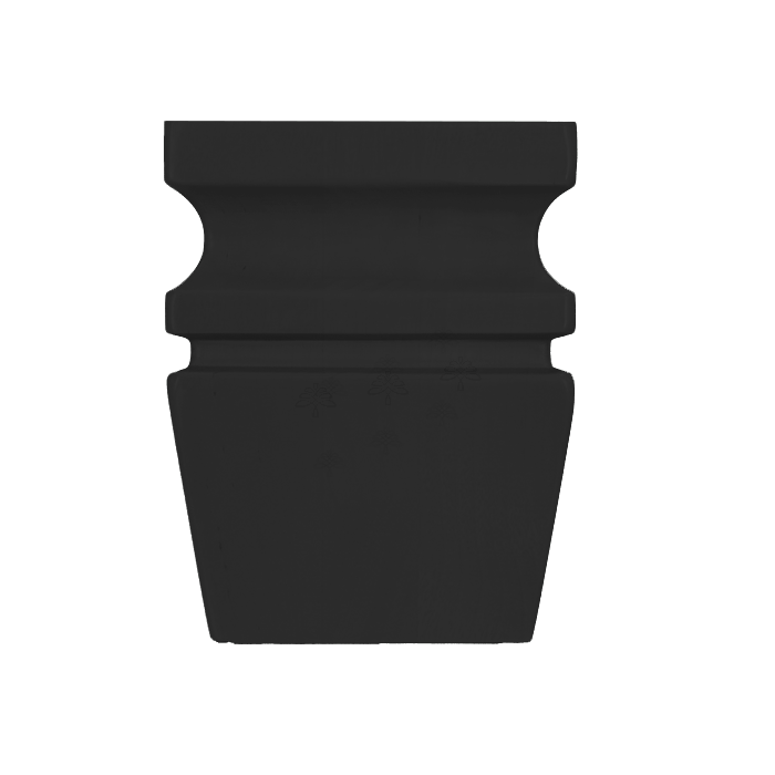 Urban Slim Black Painted Black Furniture Foot