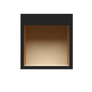 Urban Slim Black Painted Finish Single Oven Cabinet Section