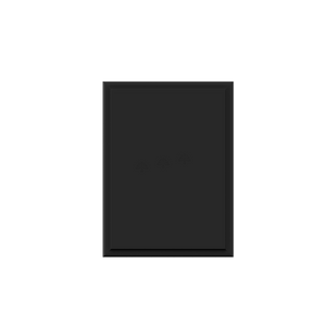 Urban Slim Black Painted Black Square Cube