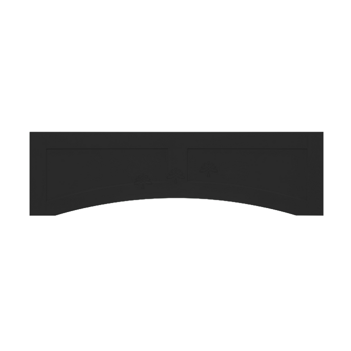 Urban Slim Black Painted Black Recessed Valance