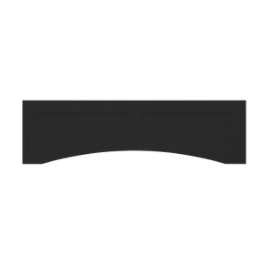Urban Slim Black Painted Black Recessed Valance