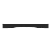 Load image into Gallery viewer, Urban Slim Black Painted Black Plain Valance