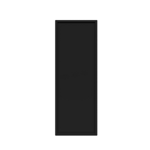 Urban Slim Black Painted Finish Wall Cabinet