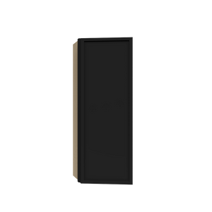 Urban Slim Black Painted Finish Wall End Angle Cabinet
