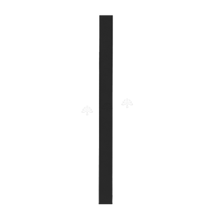 Urban Slim Black Painted Black Filler