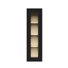 Load image into Gallery viewer, Urban Slim Black Painted Finish Wall Mullion Door Cabinet