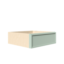 Load image into Gallery viewer, Urban Slim Minty Green Shaker Painted Finish Base Kitchen-Size Drawer