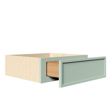 Load image into Gallery viewer, Urban Slim Minty Green Shaker Painted Finish Base Kitchen-Size Drawer