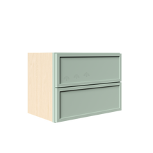Load image into Gallery viewer, Urban Slim Minty Green Shaker Painted Finish Counter Top Drawers