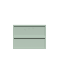 Load image into Gallery viewer, Urban Slim Minty Green Shaker Painted Finish Counter Top Drawers
