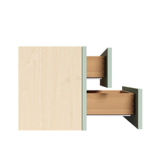 Load image into Gallery viewer, Urban Slim Minty Green Shaker Painted Finish Counter Top Drawers
