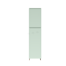 Load image into Gallery viewer, Urban Slim Minty Green Shaker Painted Finish Pantry Cabinet with 2 Doors