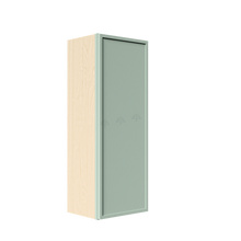 Load image into Gallery viewer, Urban Slim Minty Green Shaker Painted Finish Wall Cabinet