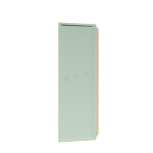Load image into Gallery viewer, Urban Slim Minty Green Shaker Painted Finish Wall End Angle Cabinet