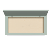 Load image into Gallery viewer, Urban Slim Minty Green Shaker Painted Finish Wall Lift Up Door Cabinet