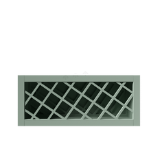 Load image into Gallery viewer, Urban Slim Minty Green Shaker Painted Finish Wall Wine Rack Cabinet
