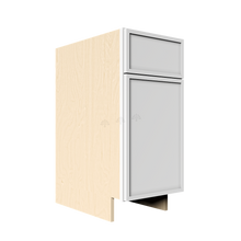 Load image into Gallery viewer, Urban Slim White Shaker Painted Finish Base Cabinet with 1 Drawer 1 Door and 1 Shelf