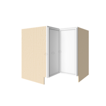 Load image into Gallery viewer, Urban Slim White Shaker Painted Finish Base Lazy Susan Cabinet