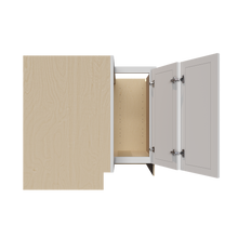 Load image into Gallery viewer, Urban Slim White Shaker Painted Finish Base Lazy Susan Cabinet