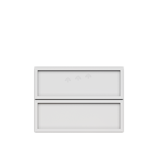 Load image into Gallery viewer, Urban Slim White Shaker Painted Finish Counter Top Drawers
