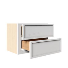 Load image into Gallery viewer, Urban Slim White Shaker Painted Finish Counter Top Drawers