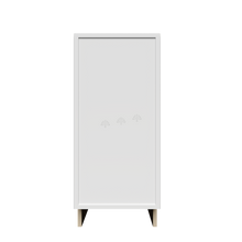 Load image into Gallery viewer, Urban Slim White Shaker Painted Finish Full Height Base Cabinet with 1 Door and 1 Shelf