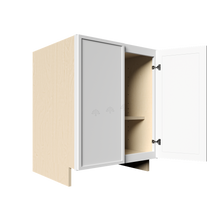 Load image into Gallery viewer, Urban Slim White Shaker Painted Finish Full Height Base Cabinet with 2 Doors and 1 Shelf