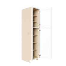 Load image into Gallery viewer, Urban Slim White Shaker Painted Finish Pantry Cabinet with 2 Doors