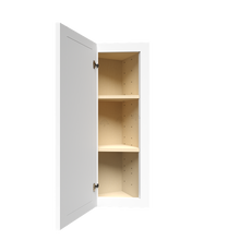 Load image into Gallery viewer, Urban Slim White Shaker Painted Finish Wall End Angle Cabinet