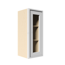 Load image into Gallery viewer, Urban Slim White Shaker Painted Finish Wall Mullion Door Cabinet