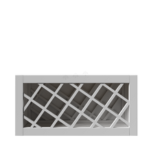 Load image into Gallery viewer, Urban Slim White Shaker Painted Finish Wall Wine Rack Cabinet
