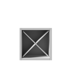 Load image into Gallery viewer, Urban Slim White Shaker Painted Finish Wall Wine Rack X Cabinet