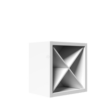 Load image into Gallery viewer, Urban Slim White Shaker Painted Finish Wall Wine Rack X Cabinet