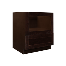 Load image into Gallery viewer, Anchester Series Espresso Shaker Base Microwave with Drawer Cabinet