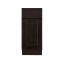 Load image into Gallery viewer, Anchester Espresso Base Cabinet 1 Drawer 1 Door 1 Adjustable Shelf