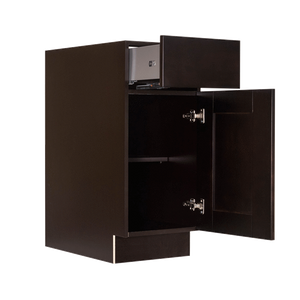 Anchester Espresso Base Cabinet 1 Drawer 1 Door 1 Adjustable Shelf