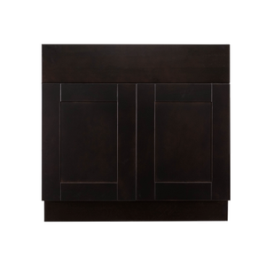 Anchester Espresso Base Cabinet 2 Drawers 2 Doors 1 Adjustable Shelf
