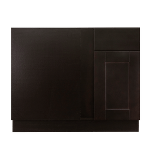Anchester Espresso Base Blind Corner Cabinet 1 Drawer 1 Door