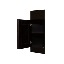 Load image into Gallery viewer, Anchester Espresso Base End Angle Cabinet 1 Fake Drawer 1 Door 1 Adjustable Shelf (Left)