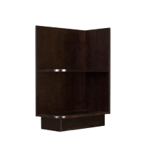 Load image into Gallery viewer, Anchester Espresso Base Open End Shelf 12 inch No Door 1 Fixed Shelf (Right)