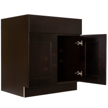 Load image into Gallery viewer, Anchester Espresso Sink Base Cabinet 1 Dummy Drawer 2 Doors