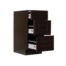 Load image into Gallery viewer, Anchester Espresso Vanity Drawer Base Cabinet 3 Drawers