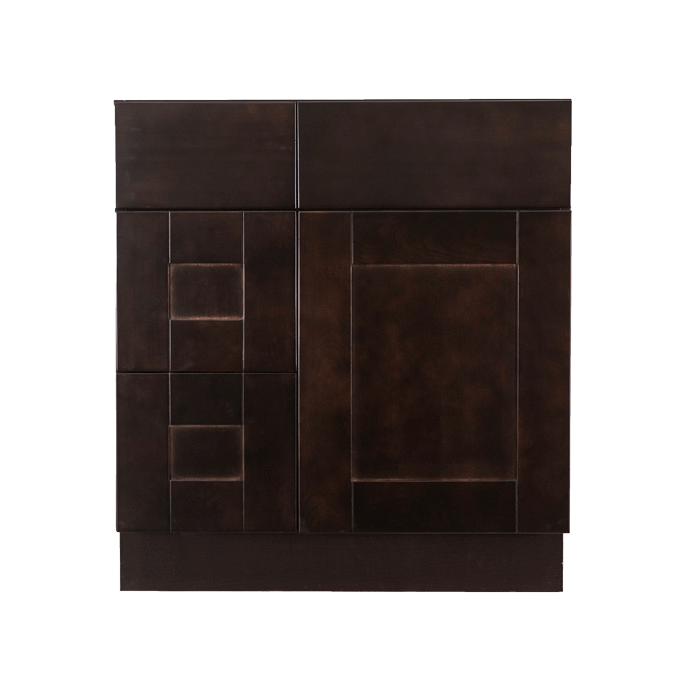 Anchester Espresso Vanity Sink Base Cabinet 1 Dummy Drawer 1 Door (Left)