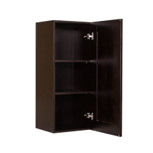 Load image into Gallery viewer, Anchester Espresso Wall Cabinet 1 Door 2 Adjustable Shelves